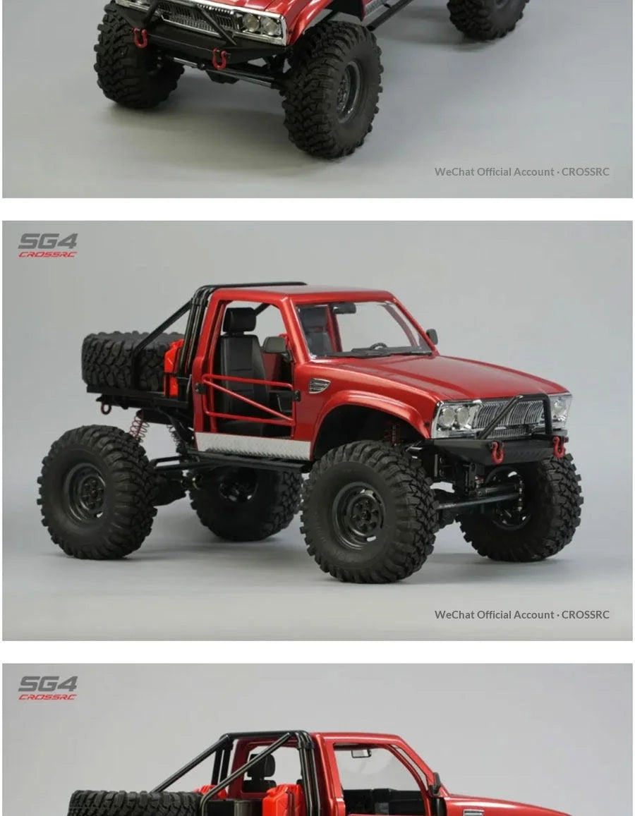 CROSSR Sg4 Half-Scale Sp4 Truck 1/10 Remote-Controlled Electric Four-Wheel-Drive Competitive Climbing Off-Road Vehicle Model