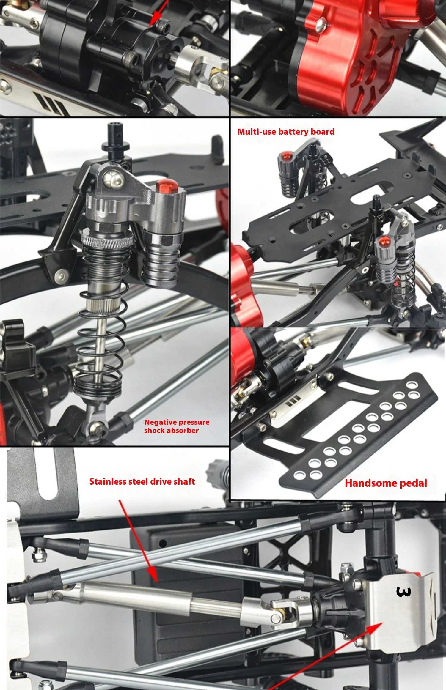 New Scx10 Simulation Climbing Car Wrangler Adult Remote Control Four-Wheel Drive Off-Road Rc Model Car Metal Frame