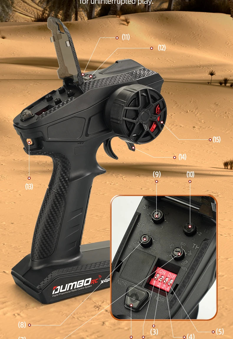 JJRC C8822 1/8 remote control car with four-wheel drive, full-scale racing cars without brushes, high-speed off-road toy vehicle