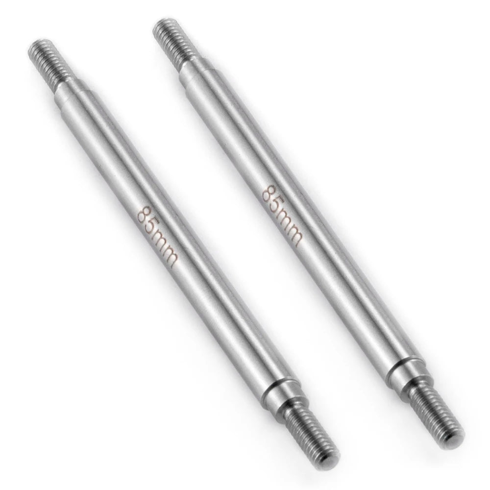 YEAHRUN 2Pcs Stainless Steel Linkage Set Link Rod M4 6x50-155mm for Axial SCX10 II 90046 TRX-4 D90 1/10 RC Car Upgrade Parts