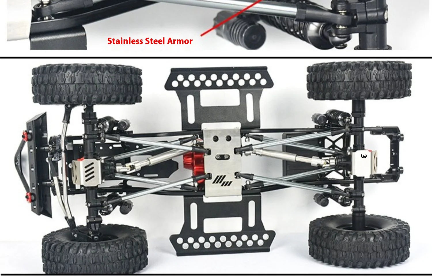 New Scx10 Simulation Climbing Car Wrangler Adult Remote Control Four-Wheel Drive Off-Road Rc Model Car Metal Frame