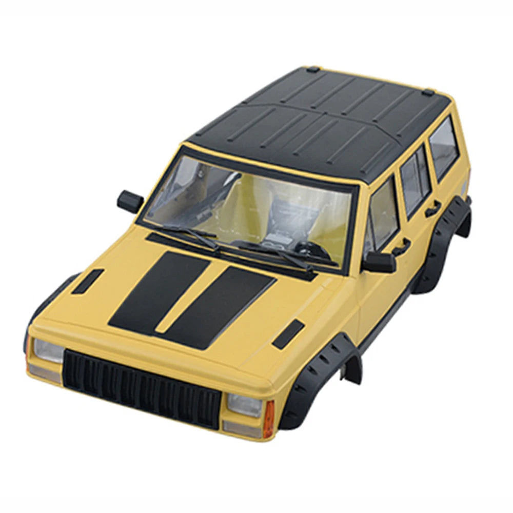 RED SPIDER Painted Cherokee Body 313mm 12.3" Wheelbase Plastic Car Shell for RC Crawler Axial SCX10 & SCX10 II 1/10  90046 90047