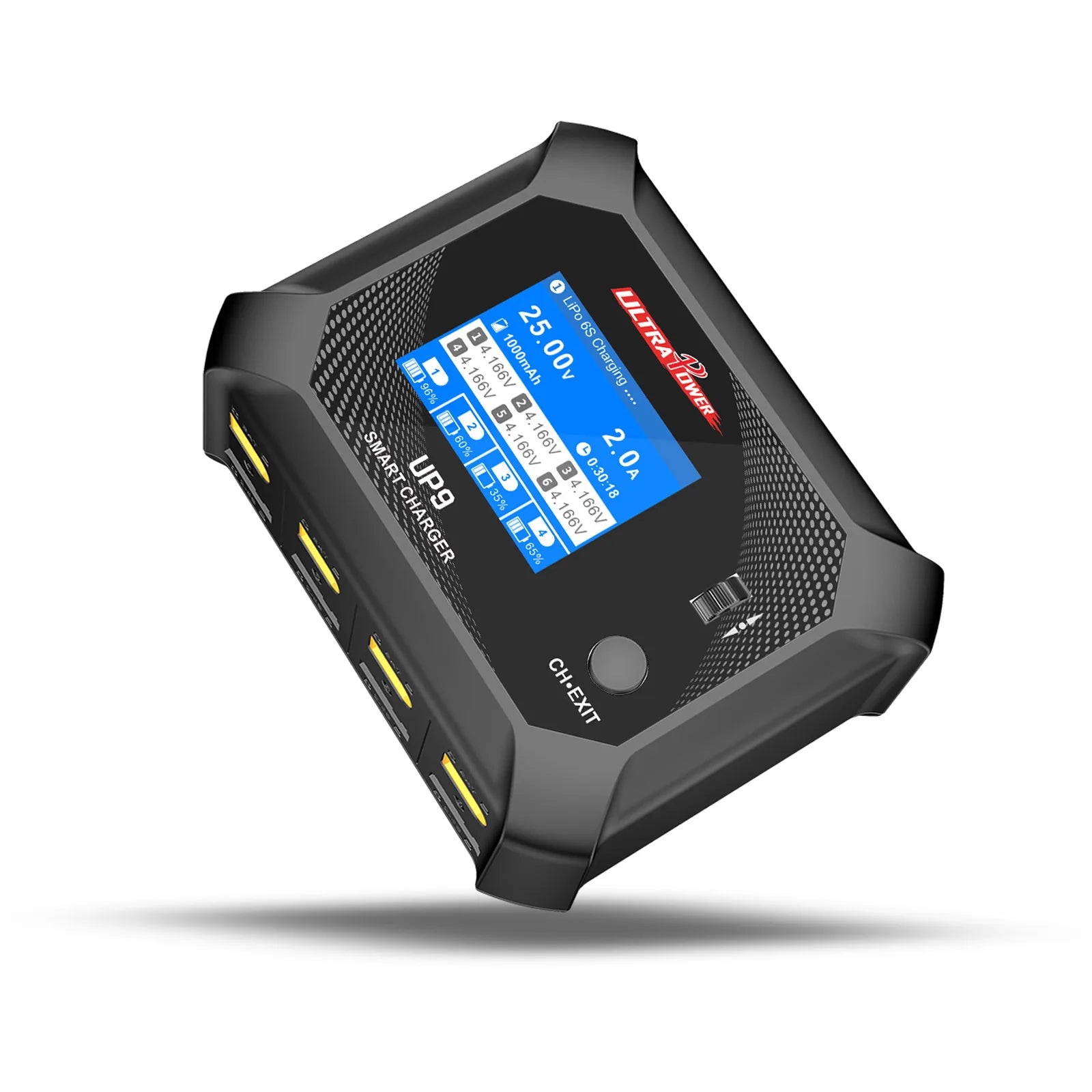 UltraPower UP9 Smart Blance Charger Discharger AC 100W DC 200W LCD 4Ch Charger for 1-6S LiPo/LiHV/LiIon/LiFe Battery RC Model