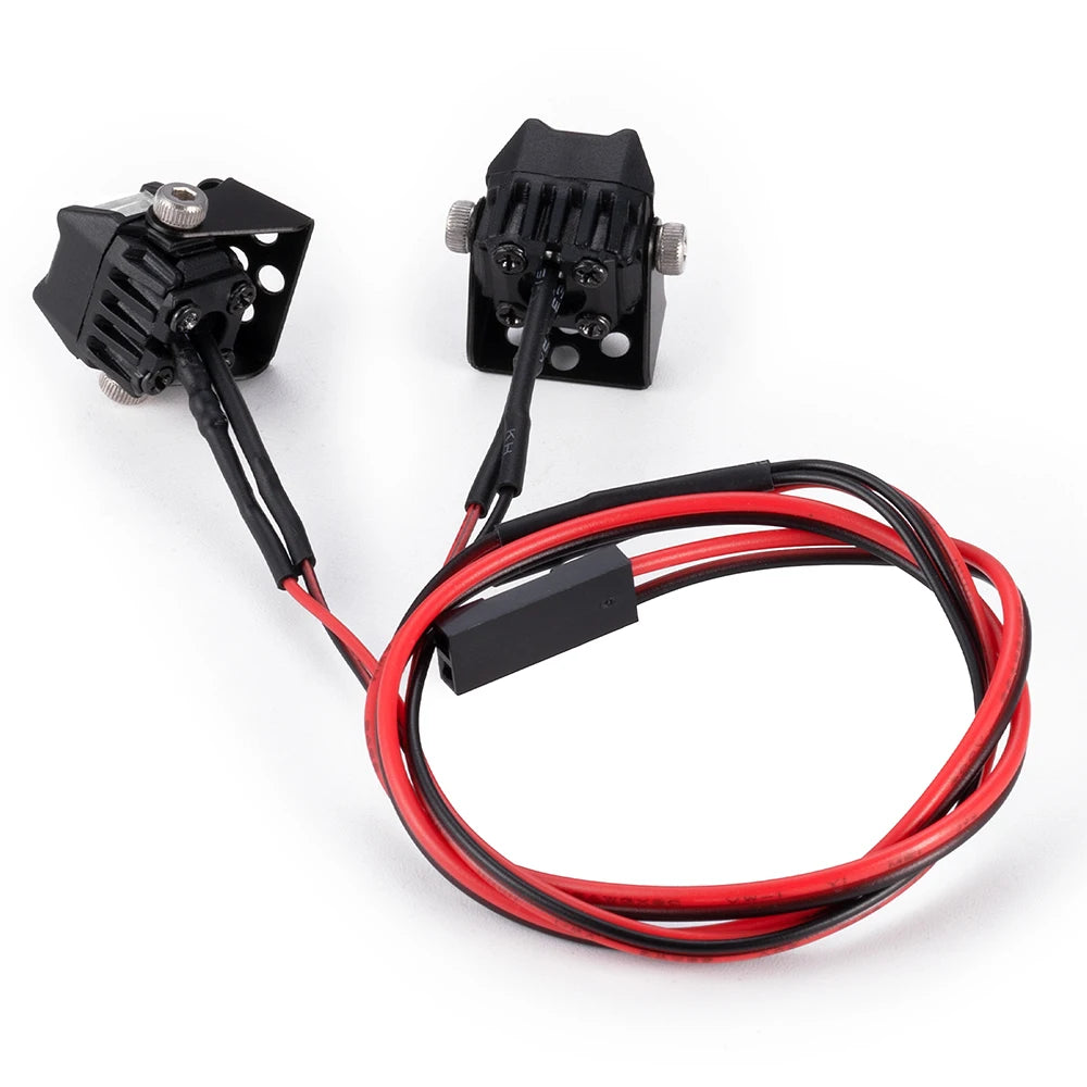 YEAHRUN LED Lights Headlights Spotlight for TRX-4 TRX6 Axial SCX10 Wraith 1/10 RC Crawler Car Upgrade Decoration Parts