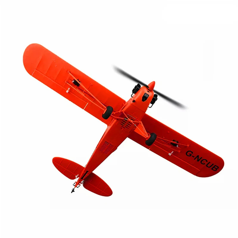 2024 RC Airplane WLtoys A160 Upgrade J3-CUB 5CH Remote Control Plane 3D/6G 1406 Brushless Motor Outdoor Foam Fixed-wing aircraft