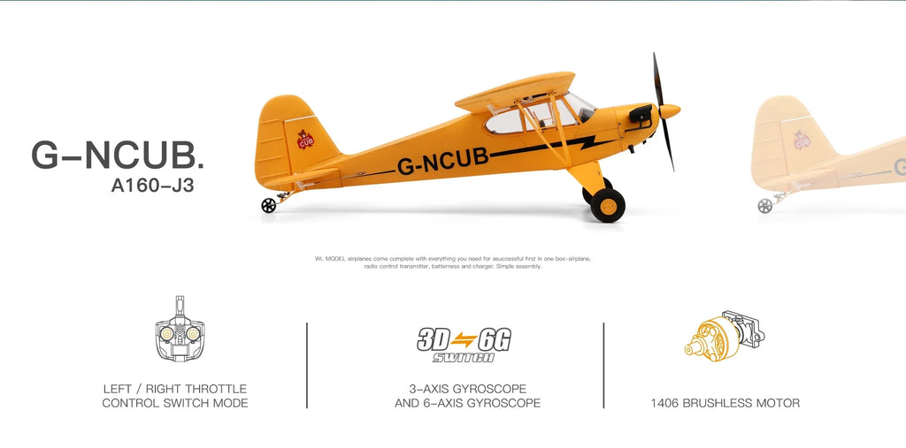 A160 WLtoys XKS 2.4G RC Plane 650mm Wingspan Brushless Motor Remote Control Airplane 3D/6G System Foam Toys for Children Gift