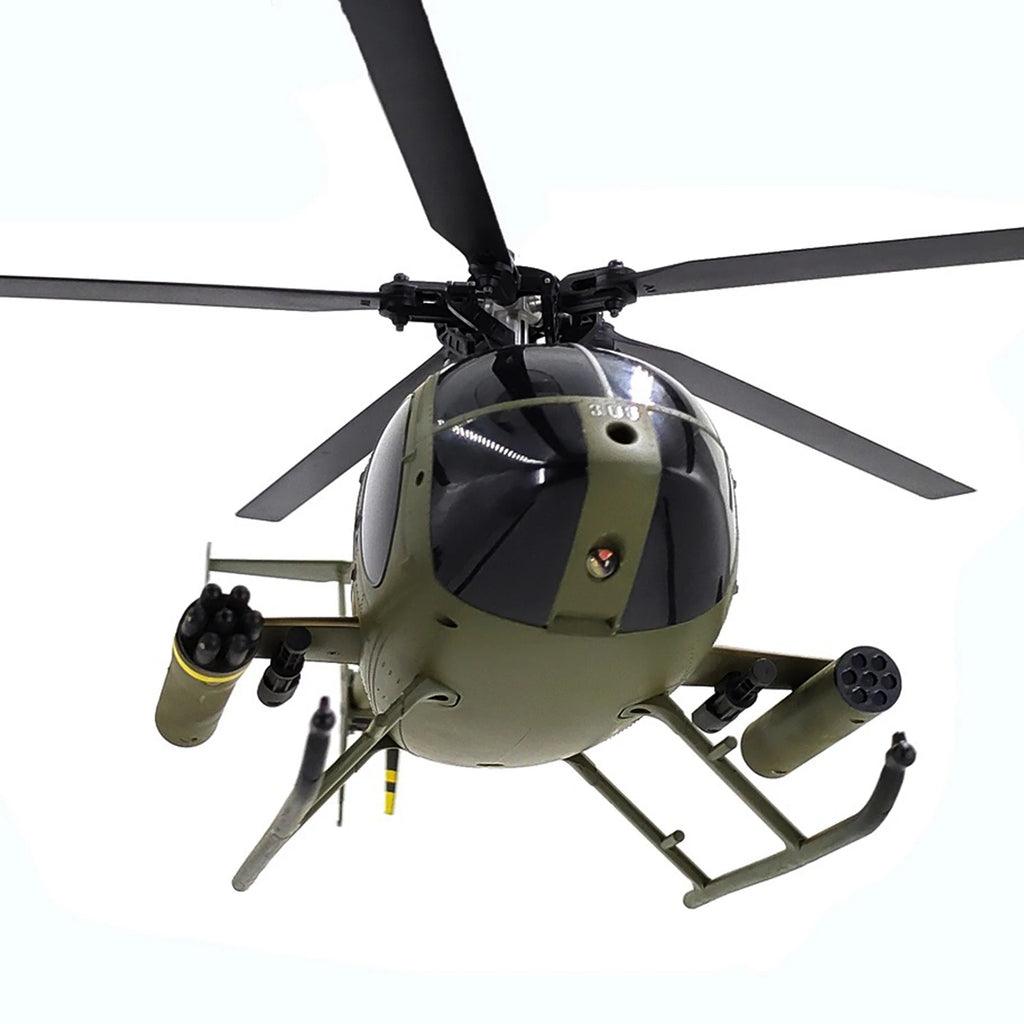 MD500 C189 Remote Control Helicopter Aircraft Add Optical Flow Positioning 6-Axis Gyro Dual Brushless Motors RC Heli for Adults