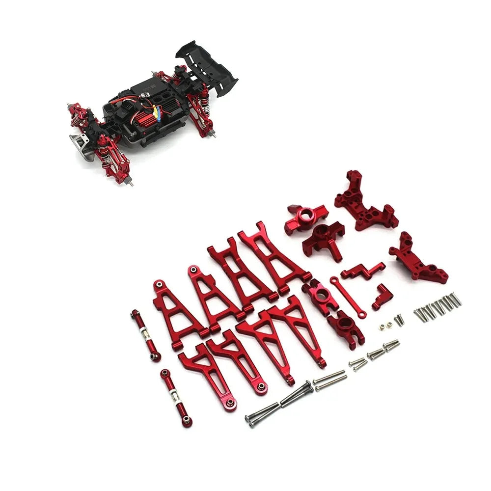 Aluminum Alloy Suspension Arm  Cup Set Upgrade Metal Parts Accessories For Mjx Hyper 1/16 Go  RC Car 16207 16208 16209 H16 H16BM