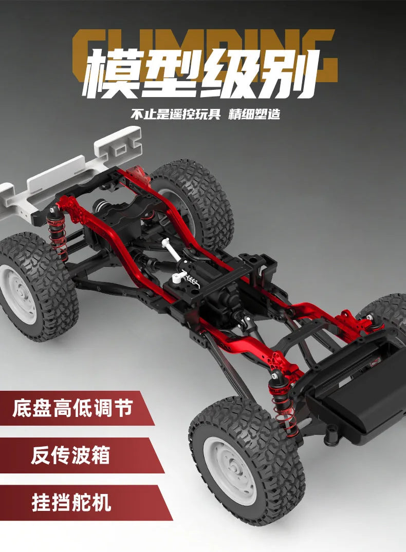1:10 full scale pickup truck 4X4 professional remote control vehicle Defender simulated off-road climbing vehicle RC CAR