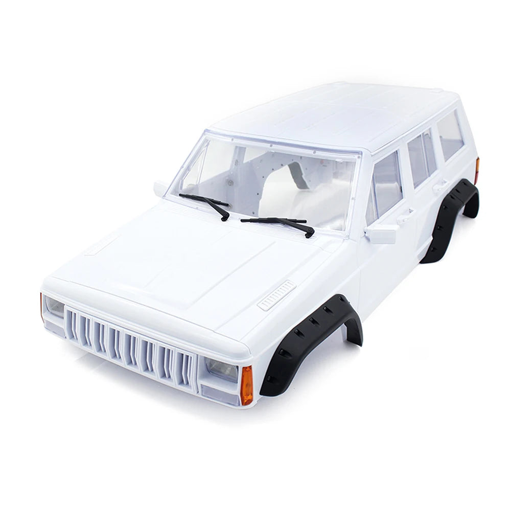 RED SPIDER Painted Cherokee Body 313mm 12.3" Wheelbase Plastic Car Shell for RC Crawler Axial SCX10 & SCX10 II 1/10  90046 90047