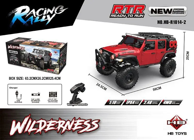 Upgraded R1011/R1012/R1013/R1014/R1015/R1016 Remote Climbing Off Road Vehicle 1:10 Professional Rc 4wd Car Model Boy Toys Gift