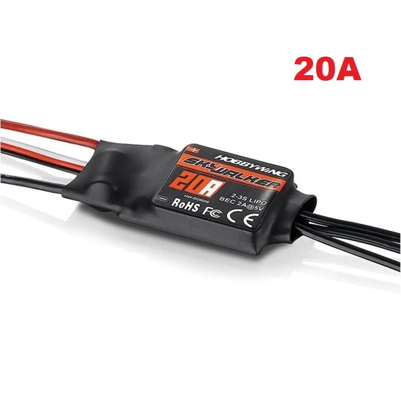 Original Hobbywing Skywalker 12A 20A 30A 40A 50A 60A 80A 100A V2 Speed ESC Controller with UBEC for RC Helicopter Aircraft