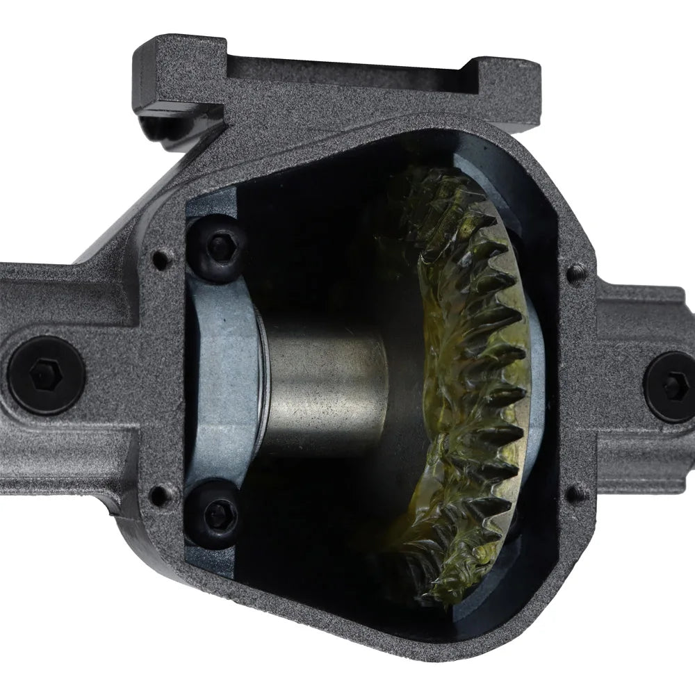 SCX10 Axle CNC Metal RC Car Front & Rear Axle With Adapter Servo Armfor Axial SCX10 1/10 RC Crawler Car Upgrade Parts