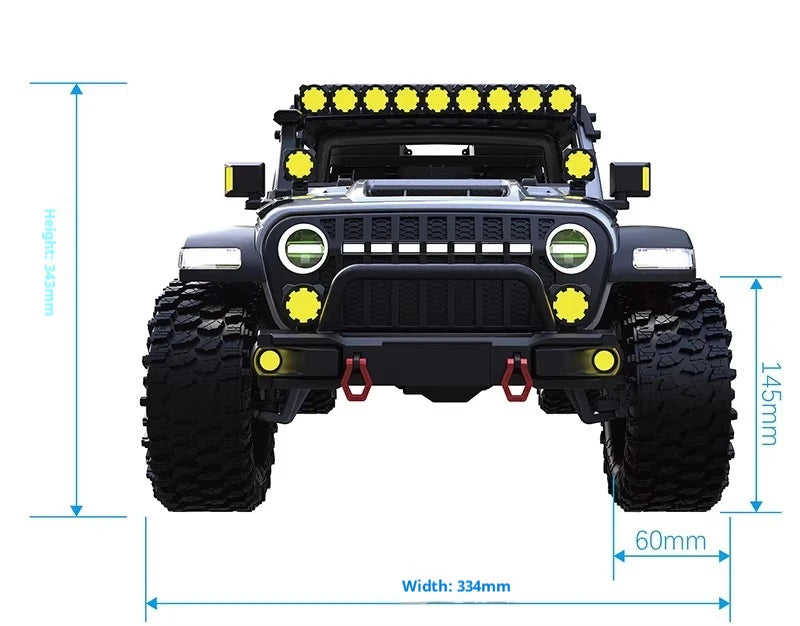 Maker model CK5812 remote control 1/7 electric four-wheel drive dual-speed differential lock off-road vehicle climbing car