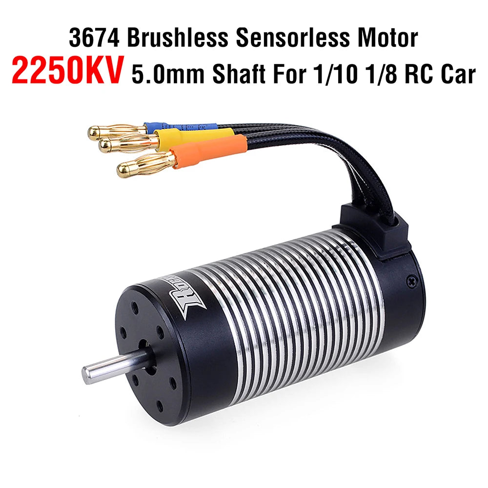 Surpass Hobby Rocket 2845 F540 3650 3660 3665 3670 3674 4068 Waterproof Brushless Motor for 1/10 1/12 RC Car Robot WLtoys 12428