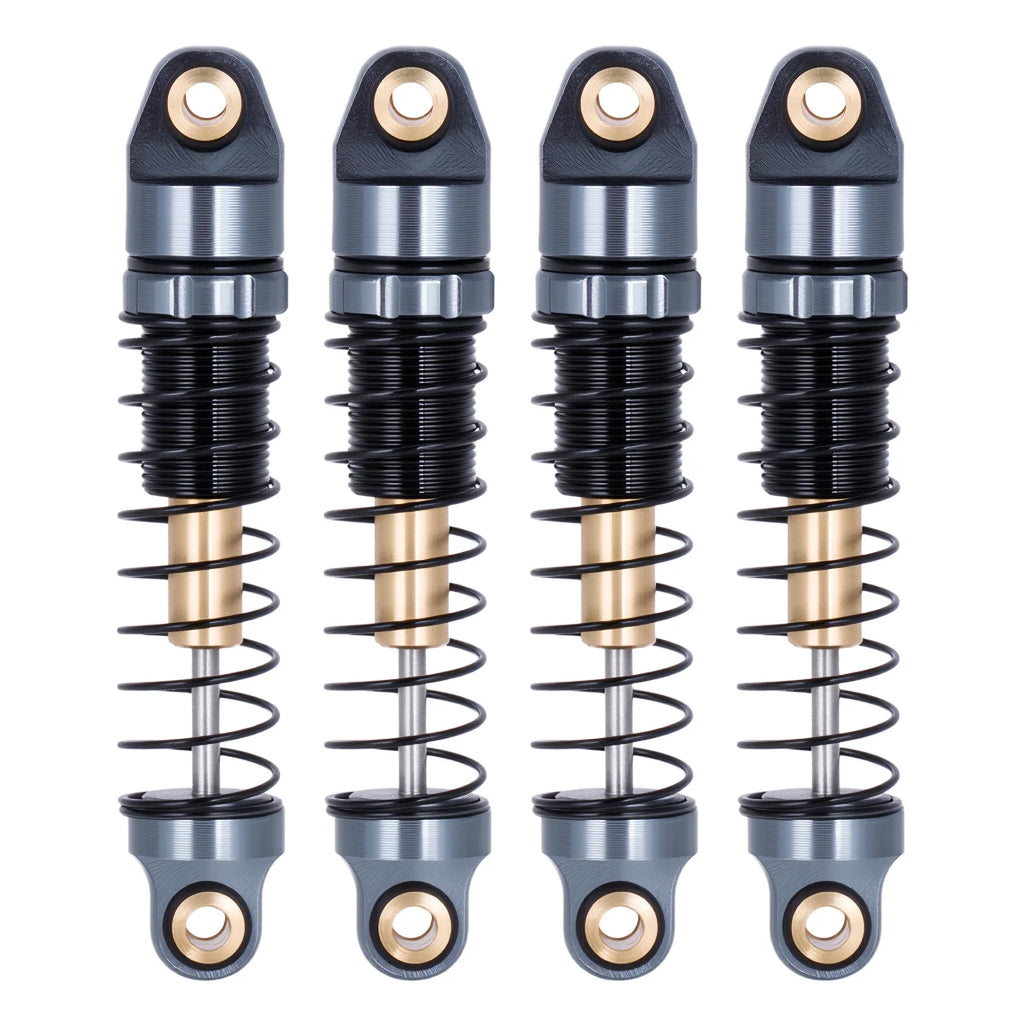 Axial SCX30 Aluminum Shock Absorber Set, 28.5mm with 3 Spring Rates, Full Car Kit for Performance Upgrade
