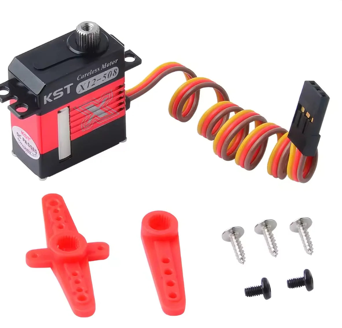 KST X12-508 Digital Micro Servo for RC Helicopters 6.2Kgf.cm Torque 0.07sec Response Time Metal Gear High Voltage HV