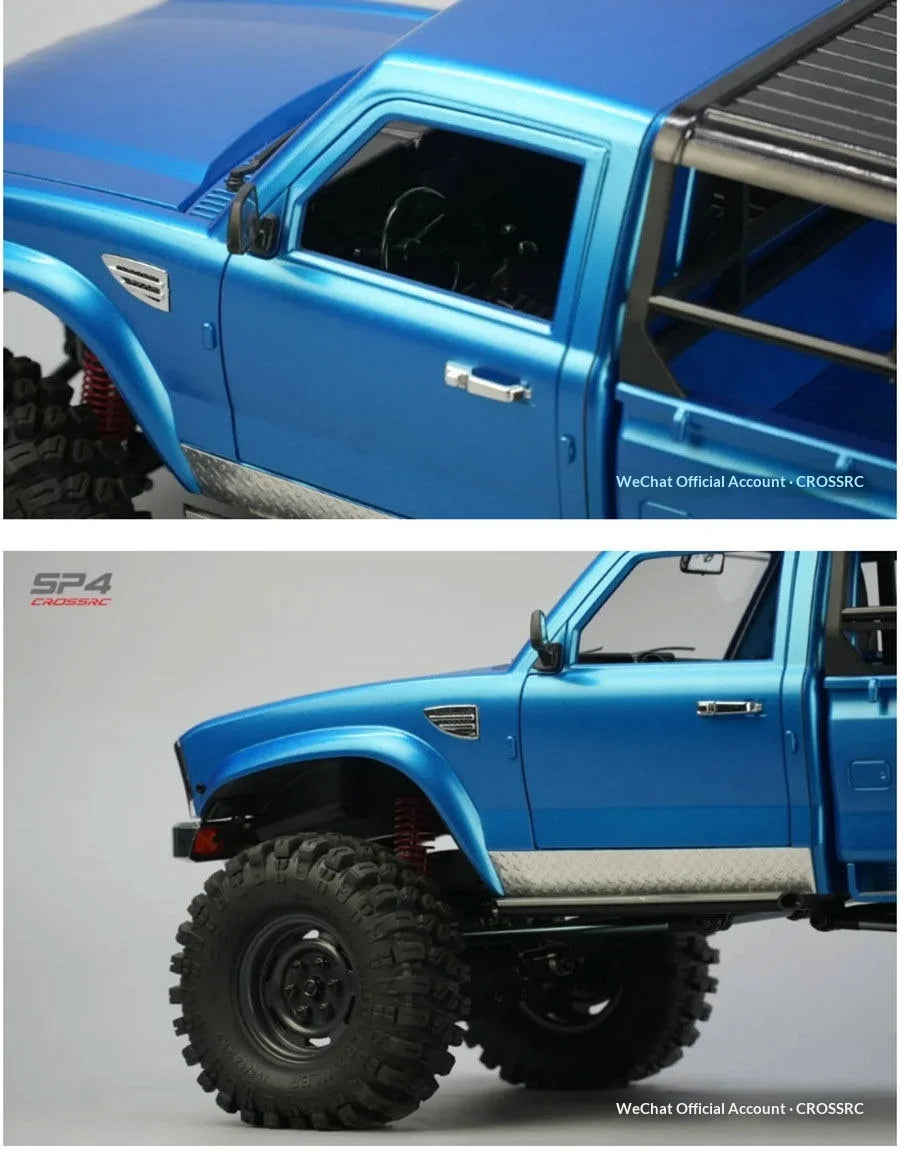 CROSSR Sg4 Half-Scale Sp4 Truck 1/10 Remote-Controlled Electric Four-Wheel-Drive Competitive Climbing Off-Road Vehicle Model