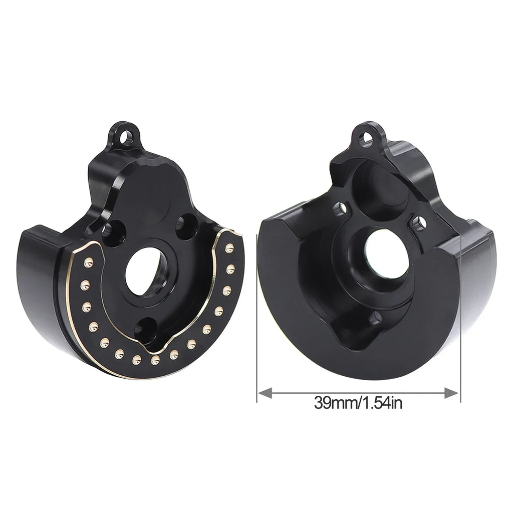 F10 Axle Brass Weights Steering Knuckles Front and Rear Portal Cover for 1/10 RC Crawler Vanquish VRD VS4-10 Phoenix LCG Upgrade
