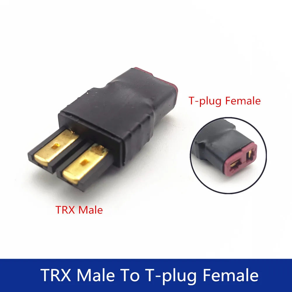 Adapter XT30 XT60 XT90 TRX T Plug Deans EC5 EC3 Female to Male HXT 4MM Connectors Plug RC Lipo Battery Control Parts DIY