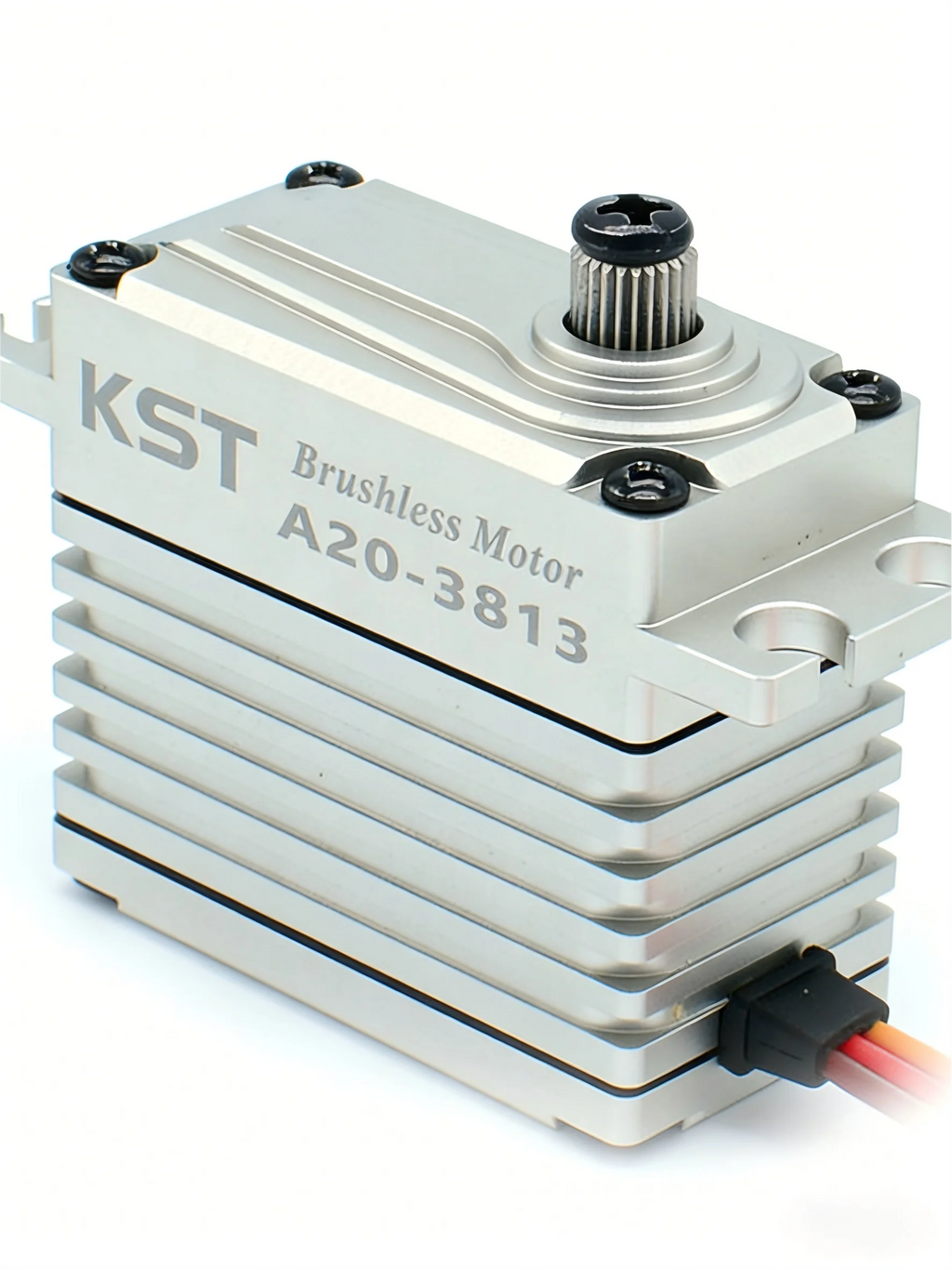 KST A20-3813 Digital Brushless Servo High Pressure Phosphor Bronze Quenched Steel Gear 0.12 Sec 43kg Torque for RC Models