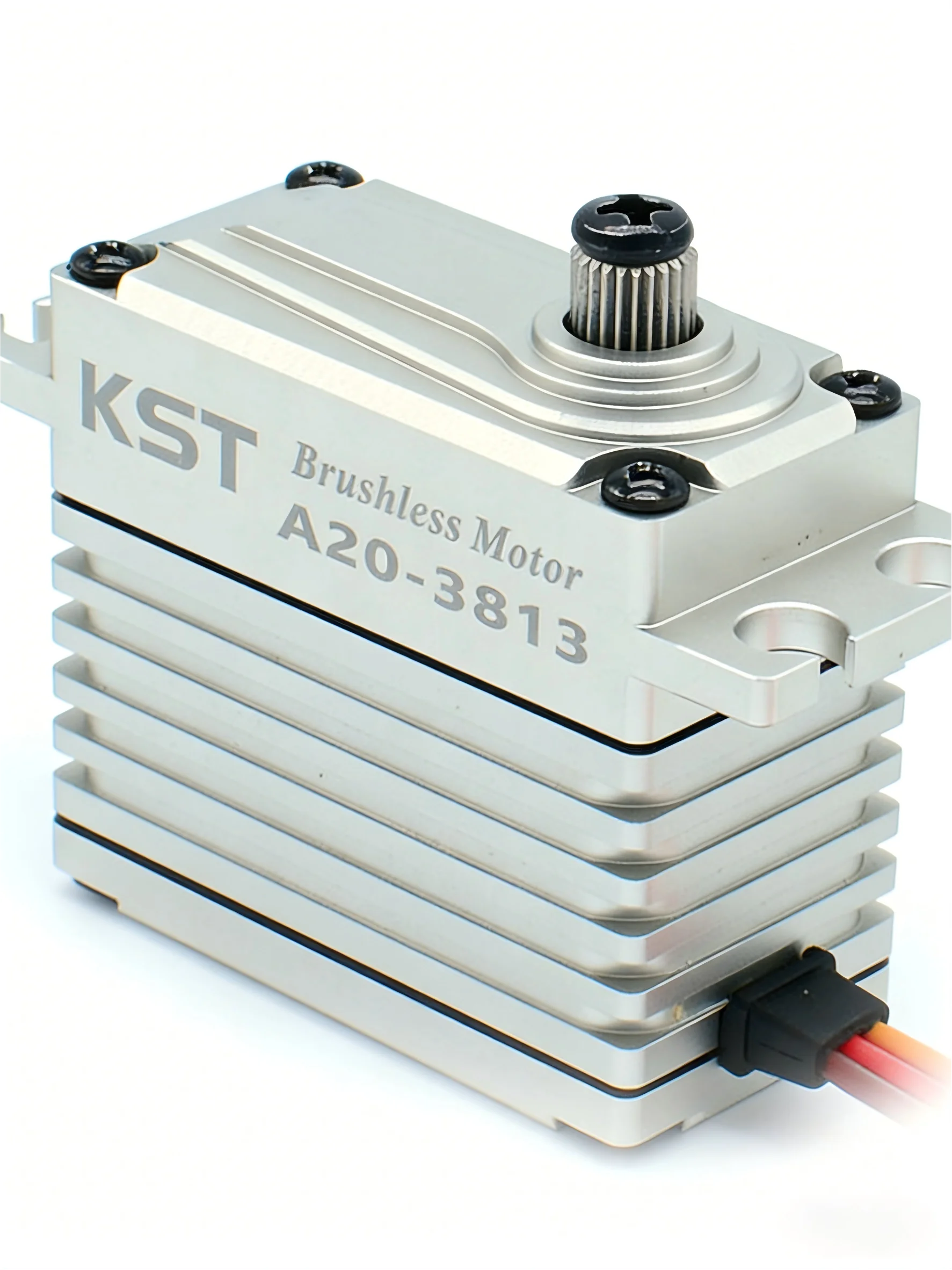 KST A20-3813 Digital Brushless Servo High Pressure Phosphor Bronze Quenched Steel Gear 0.12 Sec 43kg Torque for RC Models