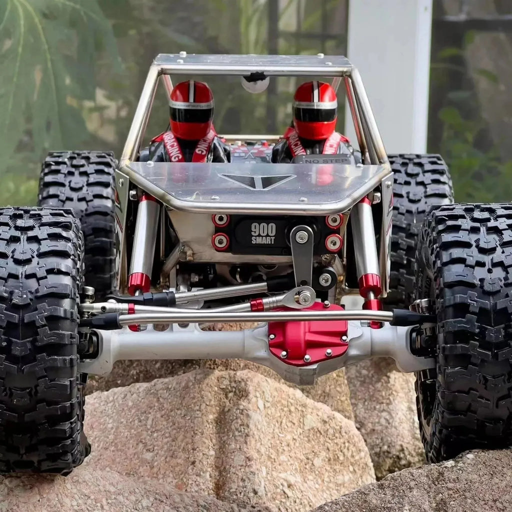 Machined Aluminum One Piece Construction Offset Straight Axle Set for 1/10 RC Crawler Axial SCX10 II VS4-10 Rock Trucks Parts