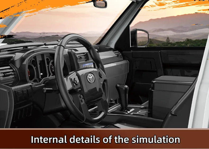 JJRC HG4 1/18 2.4G 4WD RC Car Rock Crawler LED Light Simulated Sound Off-Road Climbing Truck RTR Full Proportional Models Toys