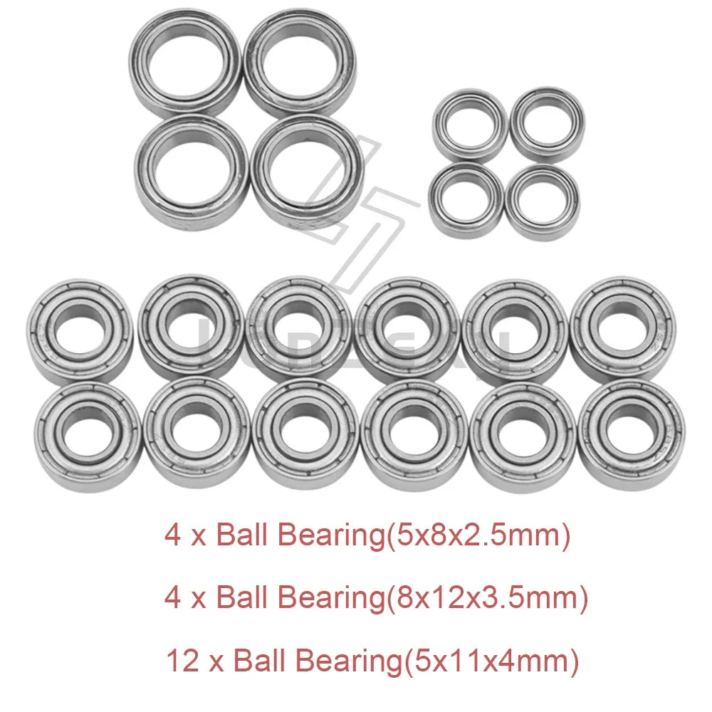 Metal Suspension Arms Steering Knuckle Gearbox Housing Motor Mount CVD Shaft for Tamiya TT01 TT-01 1/10 RC Car Upgrade Parts
