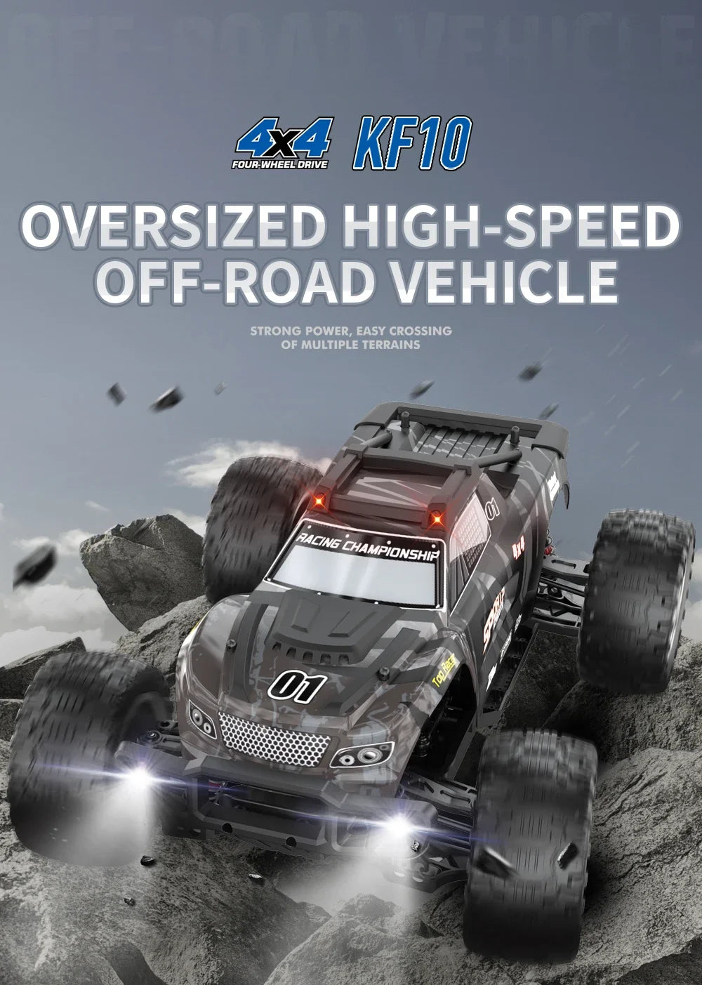 Teeggi KF10 MAX 1/10 4WD 3S High Speed Rc Off-road Car 60KM/H Brushless motor 2S KF10PRO RC Truck Drift Racing Cars Toy For Gift