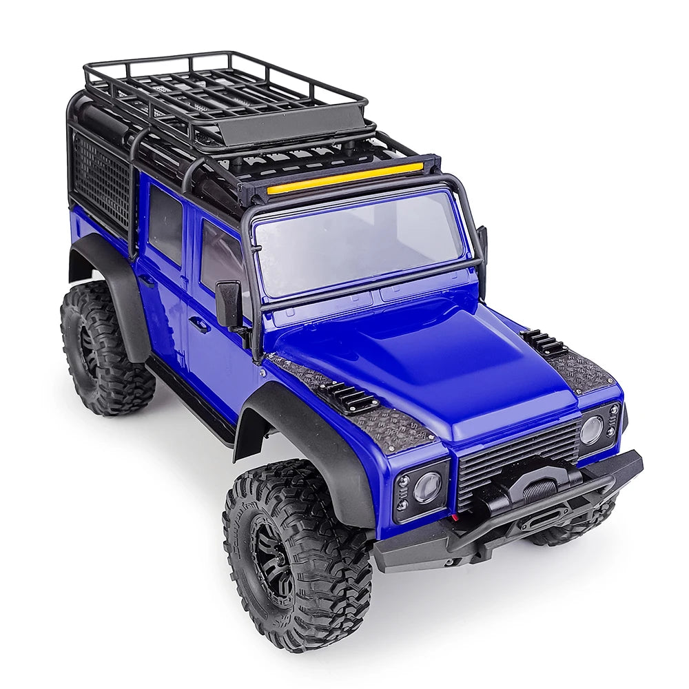 AXSPEED COB Roof Light Headlights Taillights LED Lights Group for TRX4M Defender 1/18 RC Crawler Car Model Parts