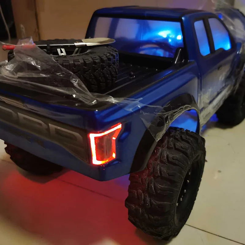2 LED Daytime Running Light Strobe Light Bent At Will for 1/10 RC Crawler Drift Car Traxxas TRX4 Defender Bronco SCX10 RC4WD D90