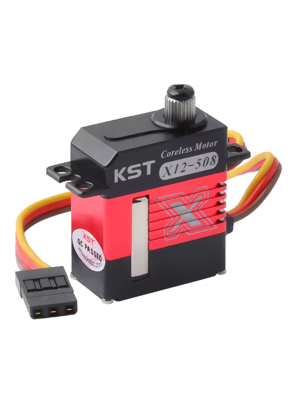 KST X12-508 Digital Micro Servo for RC Helicopters 6.2Kgf.cm Torque 0.07sec Response Time Metal Gear High Voltage HV
