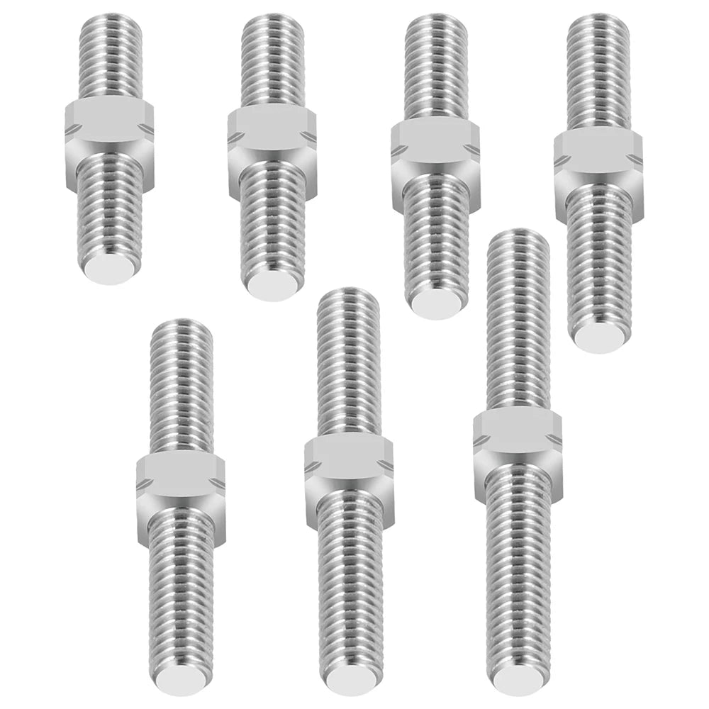 AXSPEED 1Pair Titanium Alloy M3 Left and Right Thread Dual Head Threaded Bar Double End Thread Rod Stud Bolt 14-50mm