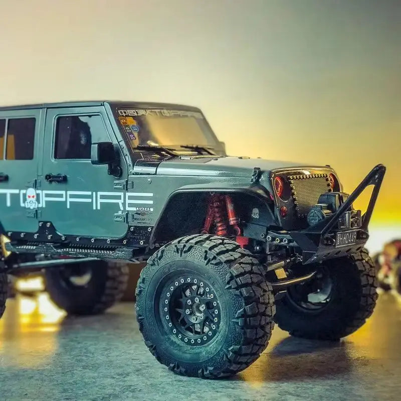 New Scx10 Simulation Climbing Car Wrangler Adult Remote Control Four-Wheel Drive Off-Road Rc Model Car Metal Frame