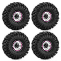 2.2 Inch Aluminum Beadlock Wheels Tires 12mm Hex for 1/10 TRX4 SCX10 Gen8 D90 TRX6 RC Crawler Upgrade 2.2