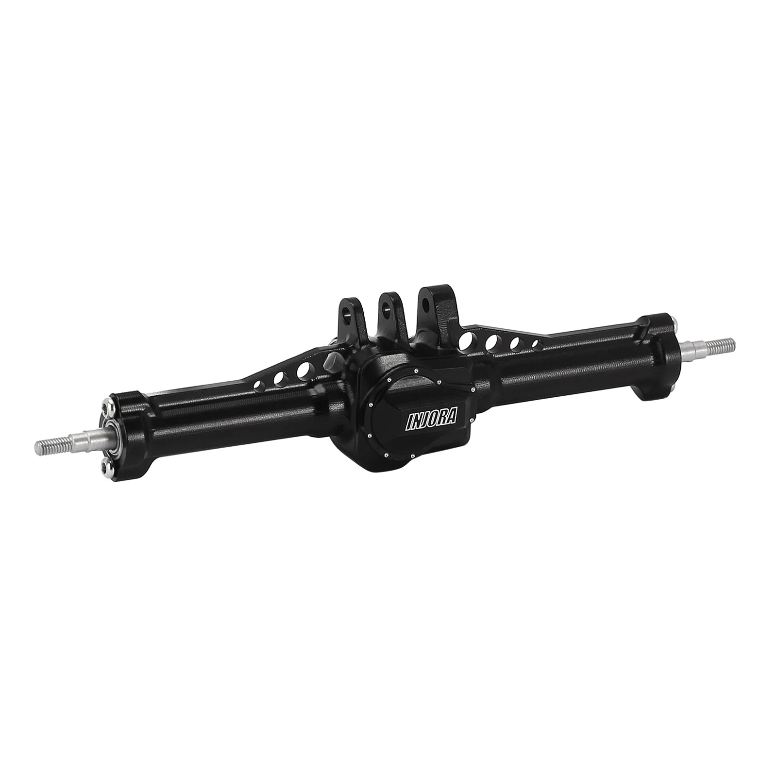 INJORA CNC Aluminum 4mm Extended Front Rear Complete Axles for 1/18 RC Crawler TRX4M Upgrade (4M-61)