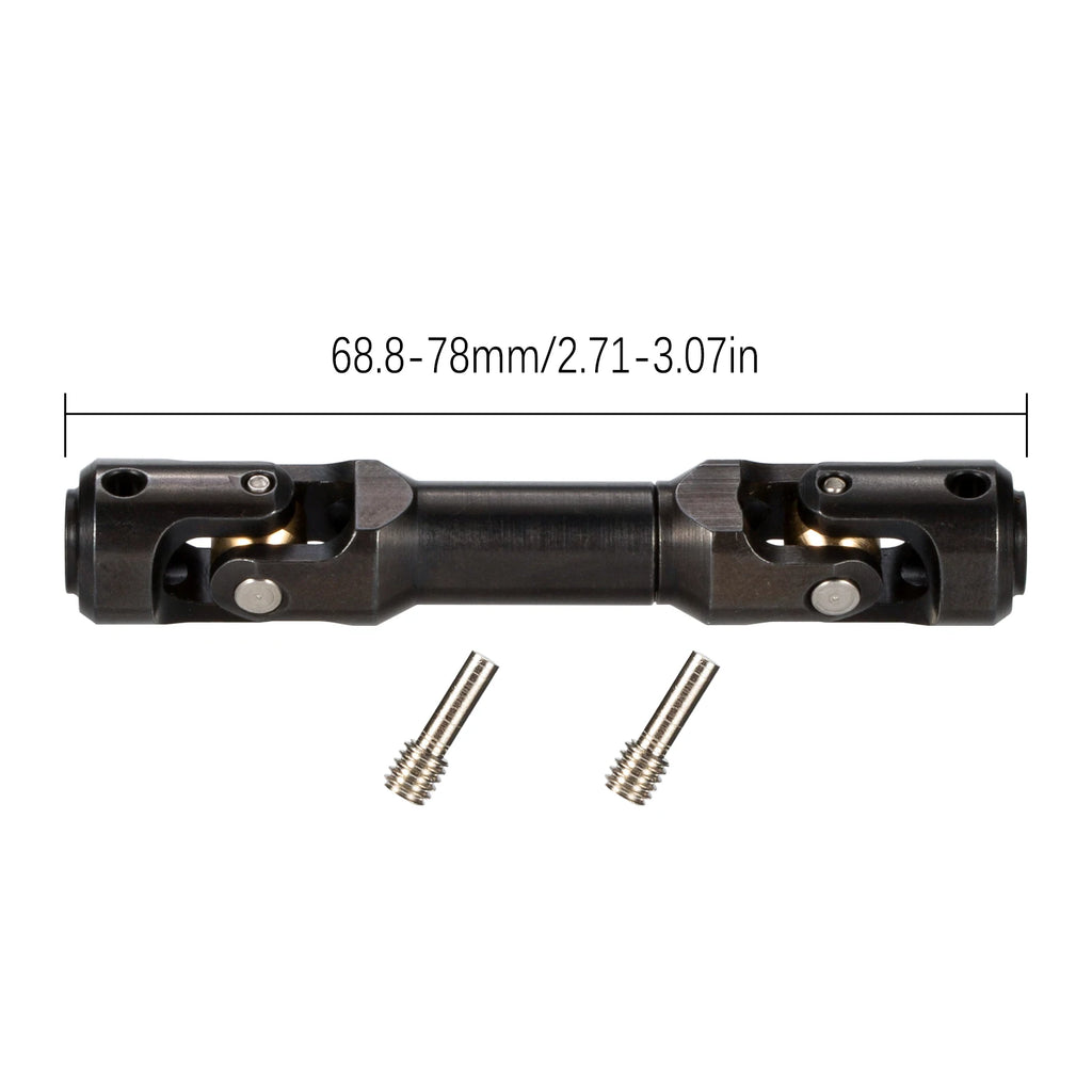 Hardened Steel Driveshaft Heavy-Duty RC Car Drive Shaft for 1/10 RC Crawler SCX10 II III Pro Wraith Capra RR10 TRX4 Element LCG
