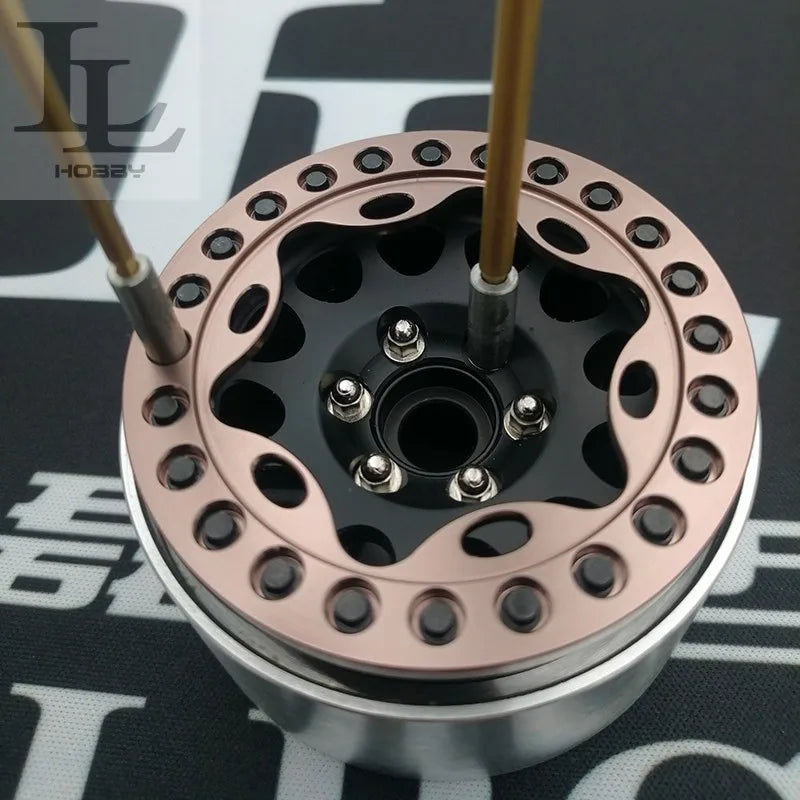 1.9 Inch 2.2 Inch New KMC Metal Climbing Wheel Hub for 1/10 RC Crawler Car AXIAL SCX10 TRX4 Defender RC4WD D90 K10 MK07 Tank 300
