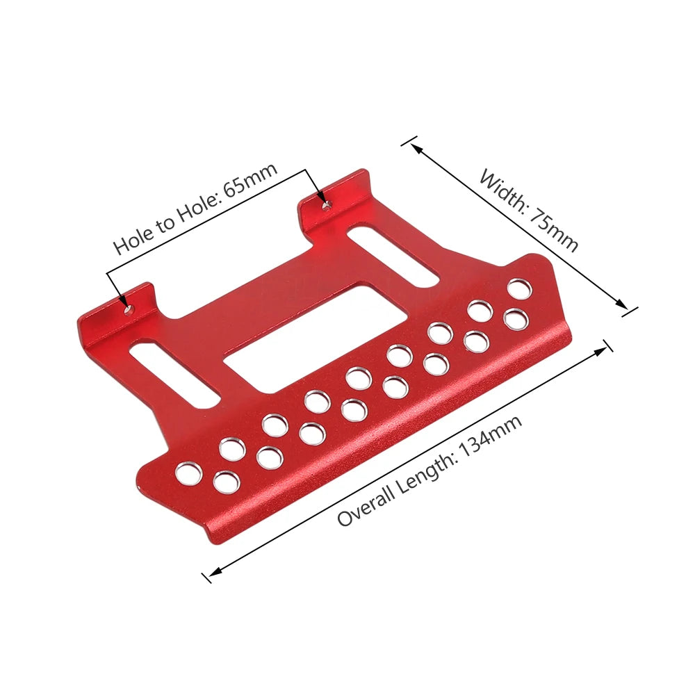 2Pcs Aluminum Alloy SCX10 Rock Slider Side Step for 1/10 RC Car Crawler Axial SCX10ii 90046 90047 Wrangler RC4WD D90 TF2 Upgrade