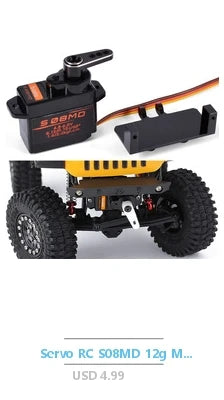 9imod Waterproof Servo 35KG 45KG Aluminum Case Digital Metal Gear HV Coreless Servo for 1/8 1/10 RC Car Truck Crawler Boat