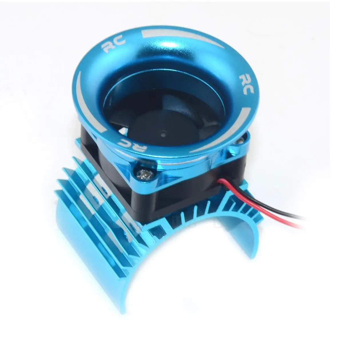 Motor Heatsink Cover+Cooling Fan for WLtoys A959-B 144001 124019 HSP 1/8 1/10 RC Car 540 550 3650 Size Motor Heat Sink