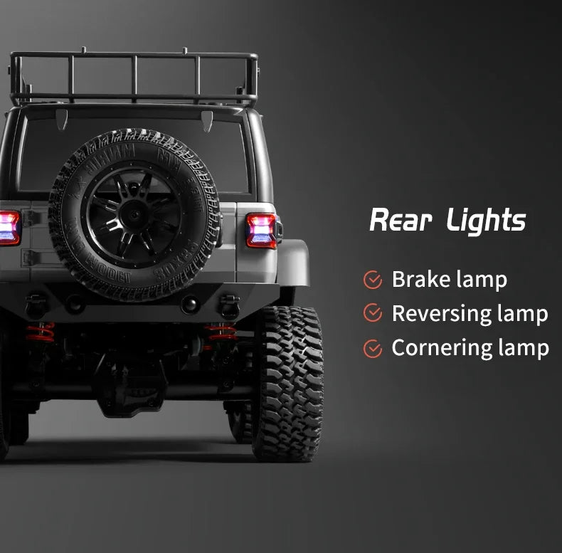 MN MODEL MN128 RC Crawler 4x4 Car 2.4G Climbing Buggy Professional with LED Light Full Scale Remote Control Cars
