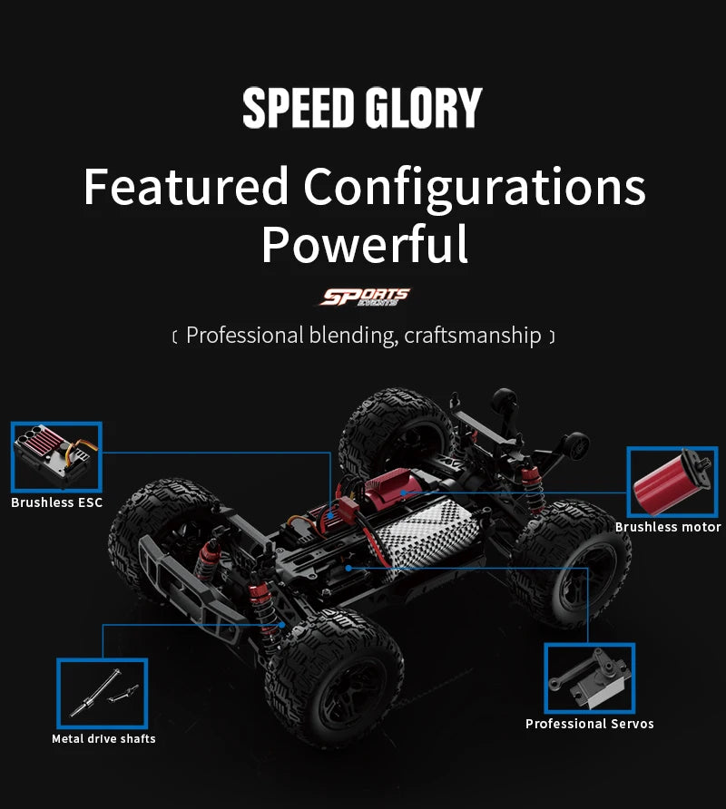 Teeggi KF10 MAX 1/10 4WD 3S High Speed Rc Off-road Car 60KM/H Brushless motor 2S KF10PRO RC Truck Drift Racing Cars Toy For Gift