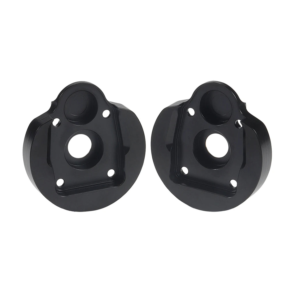 Black Brass Weights Steering Knuckles Portal Cover Set for Axial Capra SCX10 III AR45P SuperShafty CP44 Vanquish F9 Axle Housing