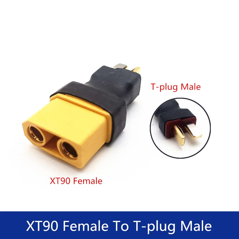 Adapter XT30 XT60 XT90 TRX T Plug Deans EC5 EC3 Female to Male HXT 4MM Connectors Plug RC Lipo Battery Control Parts DIY