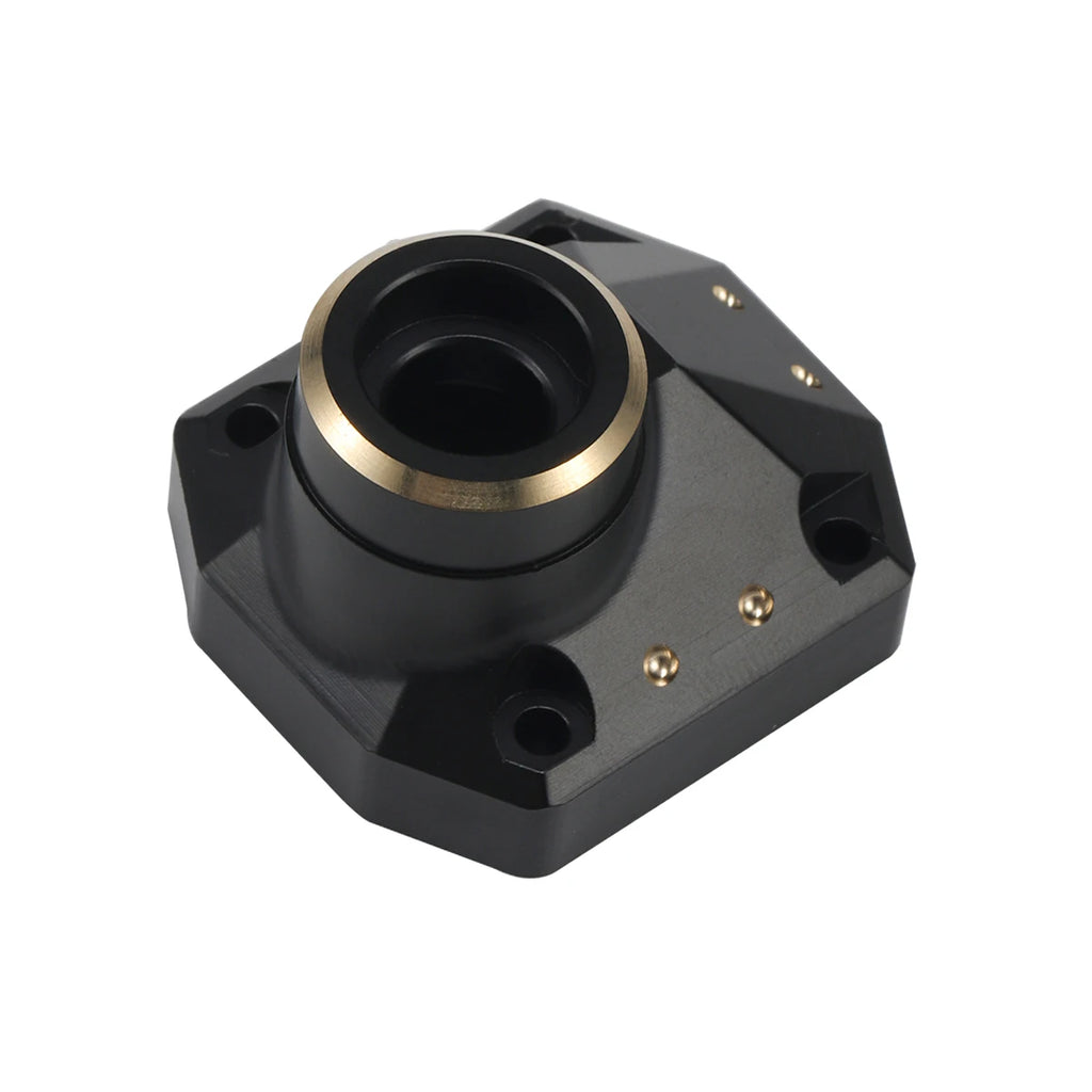 Black Brass Weights Steering Knuckles Portal Cover Set for Axial Capra SCX10 III AR45P SuperShafty CP44 Vanquish F9 Axle Housing
