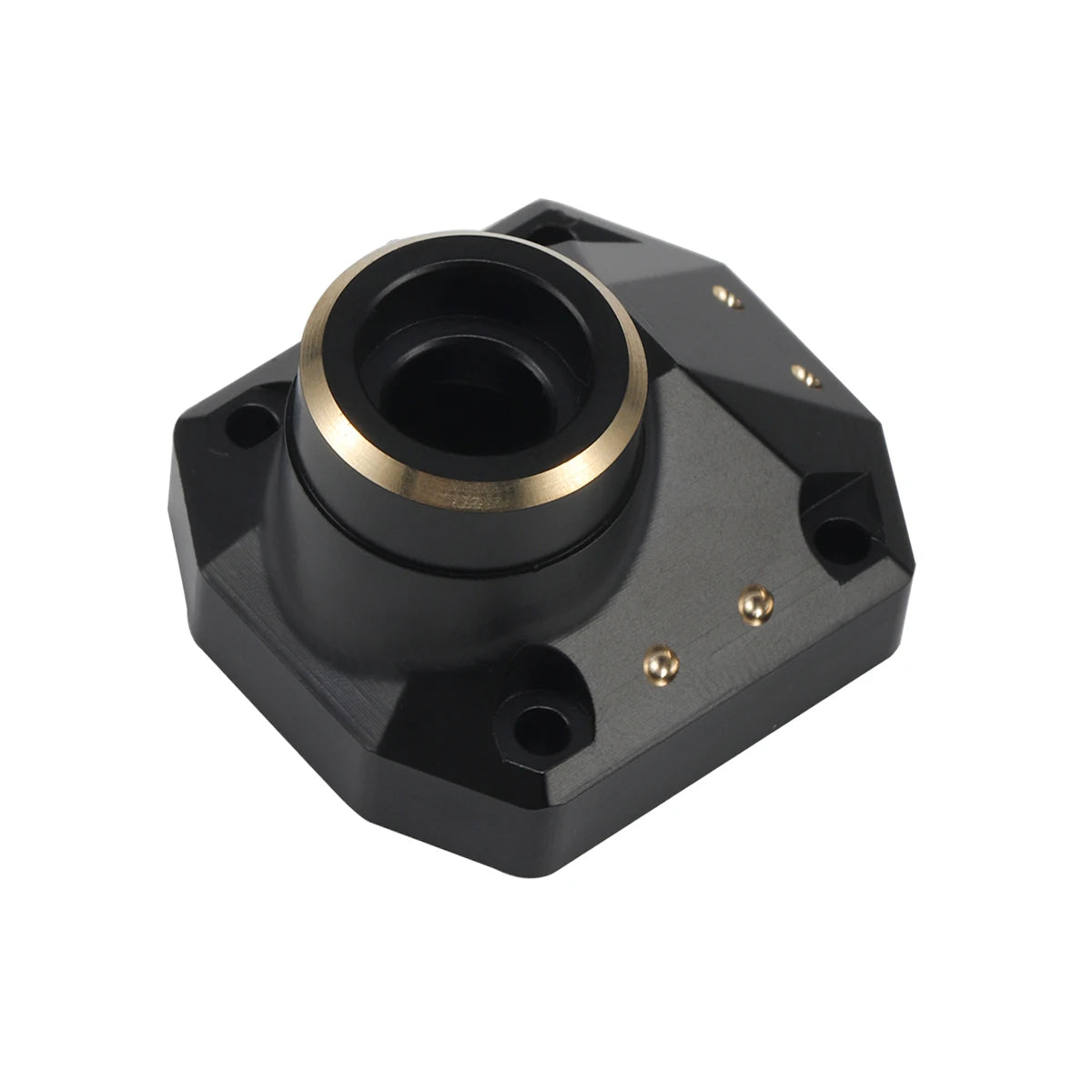 Black Brass Weights Steering Knuckles Portal Cover Set for Axial Capra SCX10 III AR45P SuperShafty CP44 Vanquish F9 Axle Housing