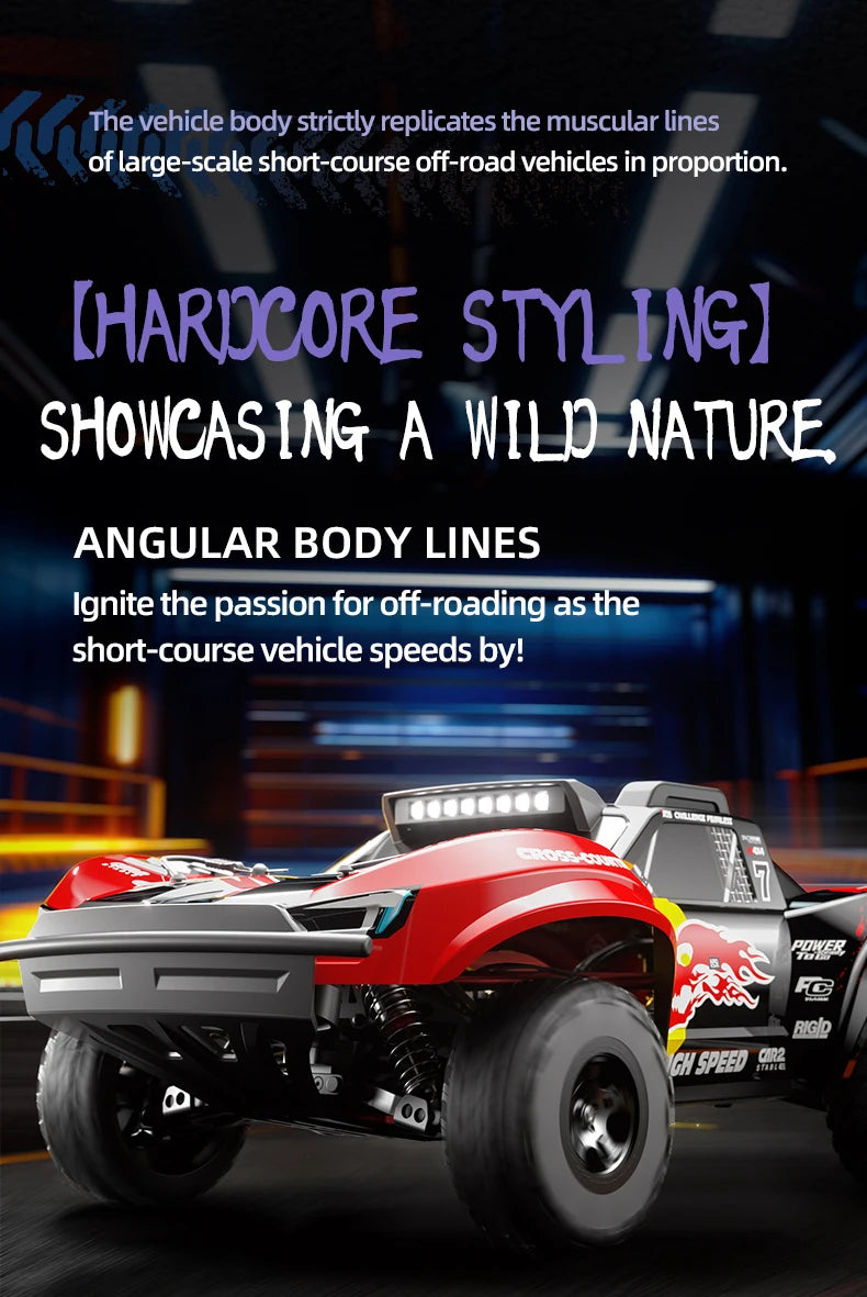 C8826 1:10  High-Speed Brushless 4WD Off-Road RC Car with Hydraulic Suspension Premium Remote Control Vehicle for Kids Adults