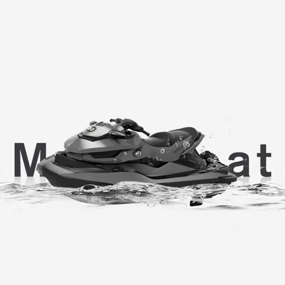 Plastic High-Speed Rc Motorboat Jet Ski Rechargeable Electric Boat Simulation Model Waterproof 1:14 2.4g Wireless Speedboat